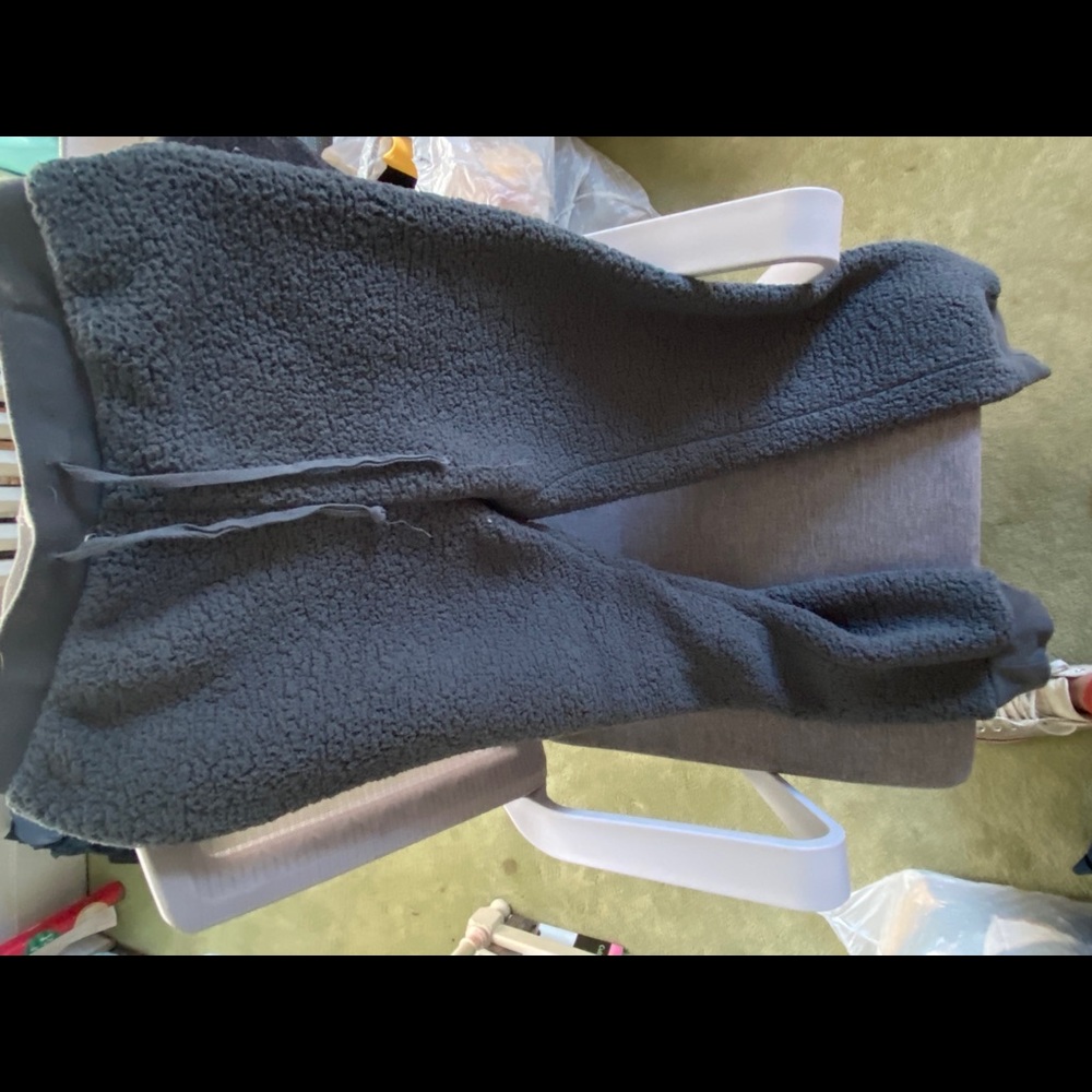 Grey Fluffy Joggers